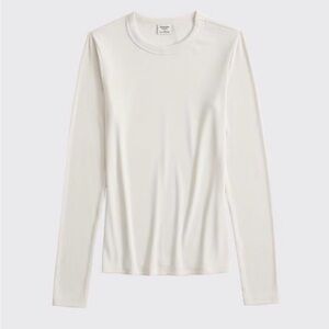 NWT ABERCROMBIE RIBBED LONG SLEEVE SHIRT